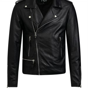 G52 biker jack zwart heren